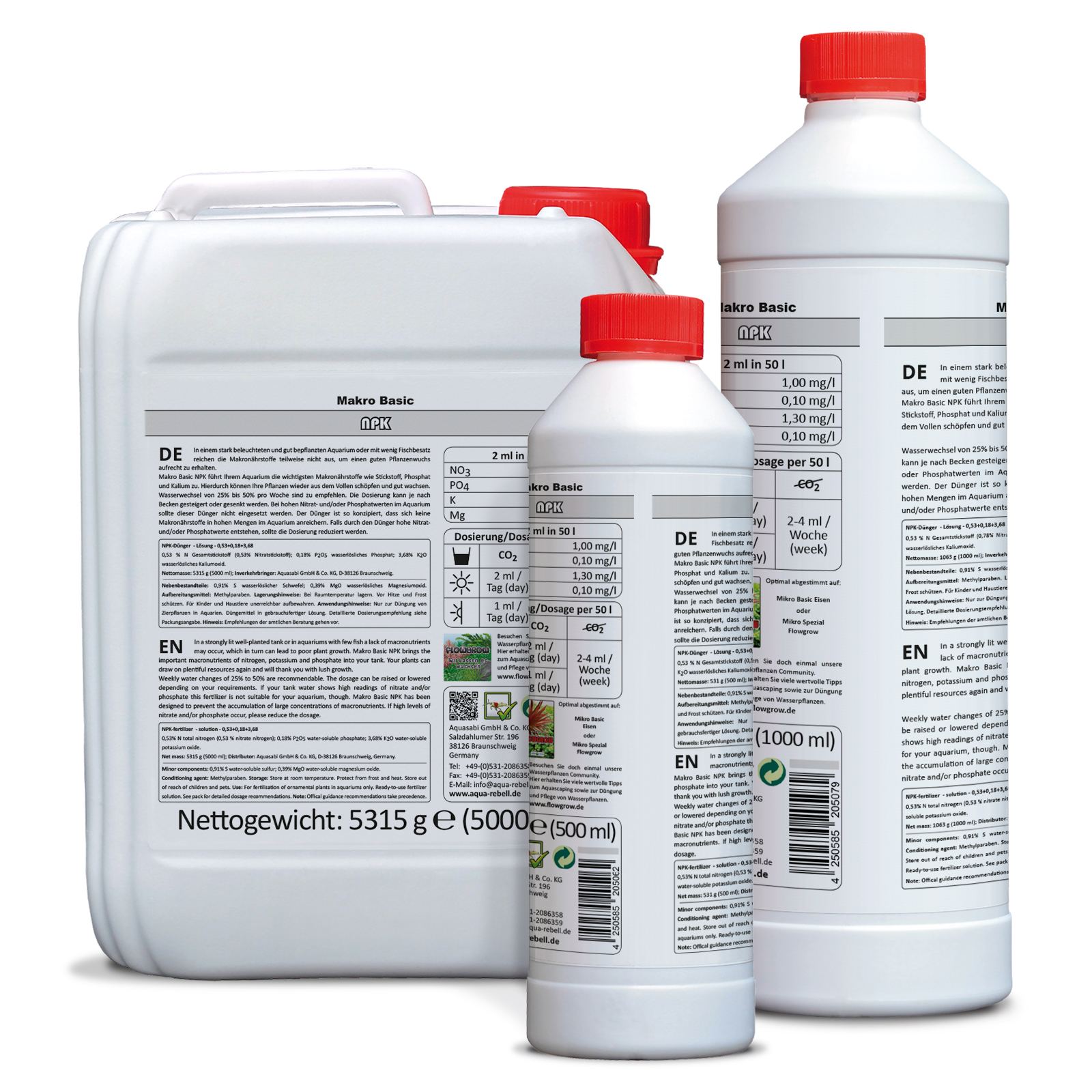 Aqua Rebell - Makro Basic - NPK - back view