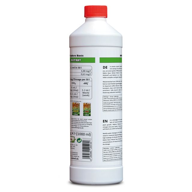 Aqua Rebell - Makro Basic - Nitrat - 1.000 ml - back view