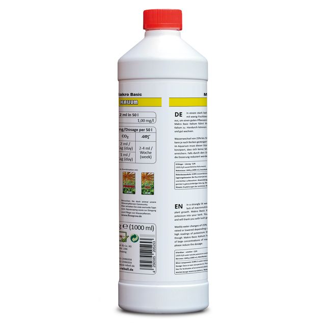 Aqua Rebell - Makro Basic - Kalium - 1.000 ml - back view