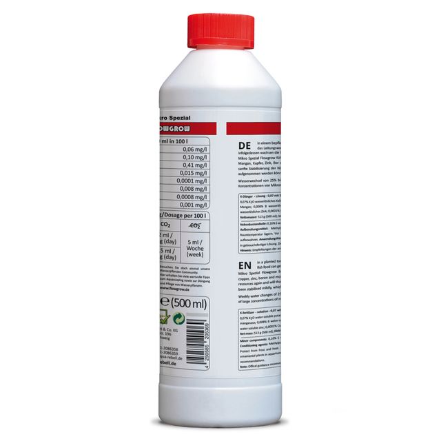 Aqua Rebell - Mikro Spezial - Flowgrow - 500 ml - back view
